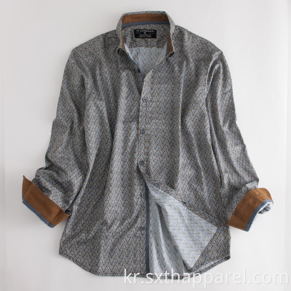 Men's Sateen Print Shirts